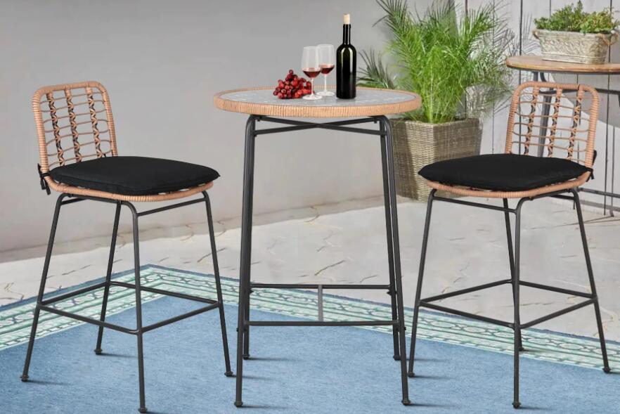 Bar Height Patio Furniture Today S Chic Trend In Outdoor Living Spac   Bar Height Patio Set 1 