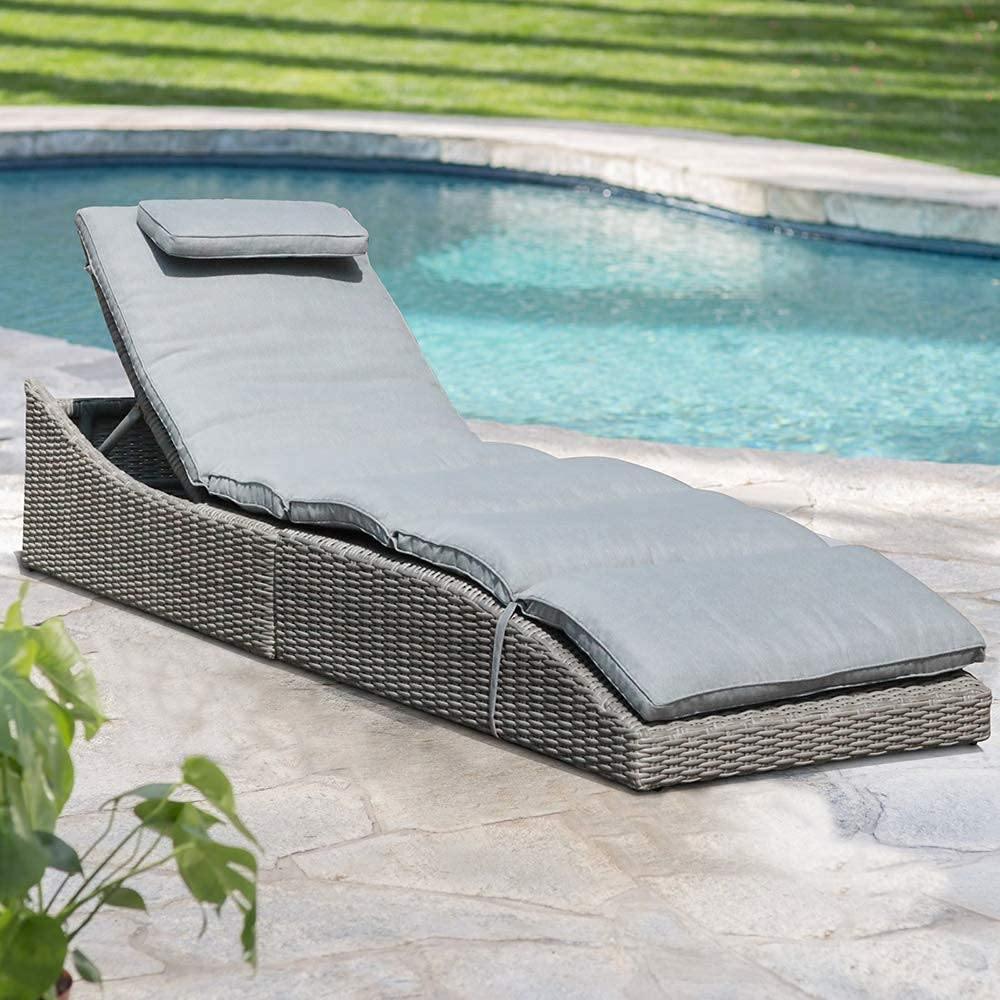 Rattan sun discount lounger the range