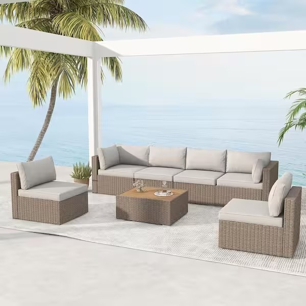 Beachy Outdoor Sectionals- 15 Best Outdoor Sectional Ideas for 2023