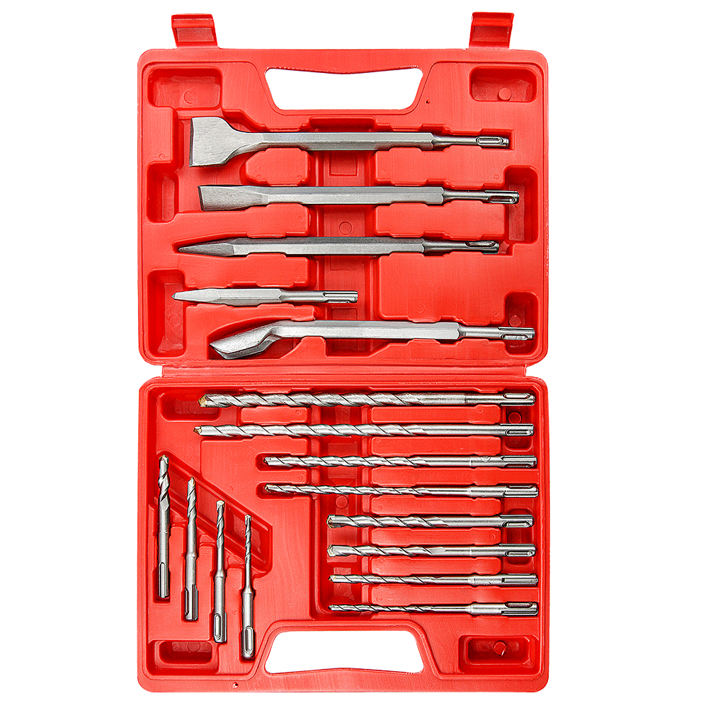 8 Pcs SDS Rotary Hammer Drill Bit Set