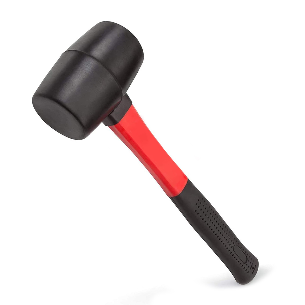 16-oz Black Rubber Mallet Hammer