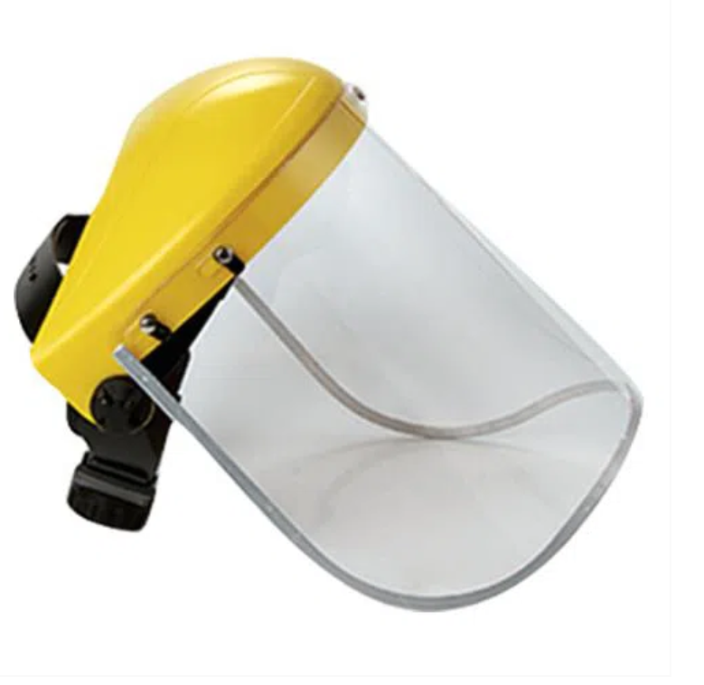 Headgear with Clear Face Shield Visor