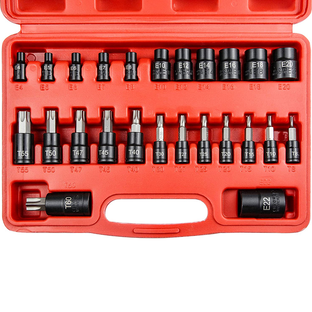 36 Pcs 1/2'' Impact Socket Set