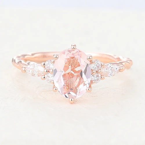  morganite engagement ring