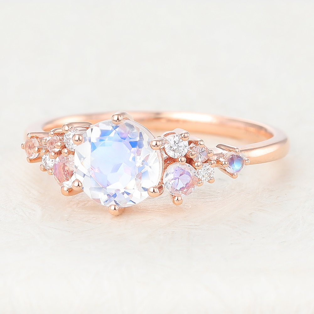 Davie and chiyo moonstone engagement deals ring