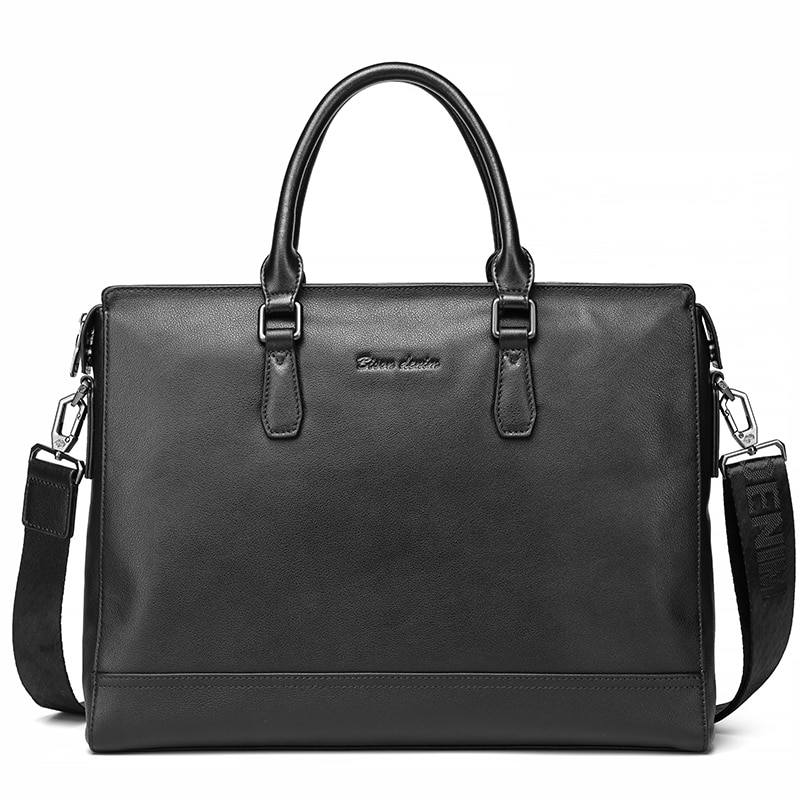 Genuine Leather Men Handbag Business 13.5 Inch Laptop Bag N20071-3B