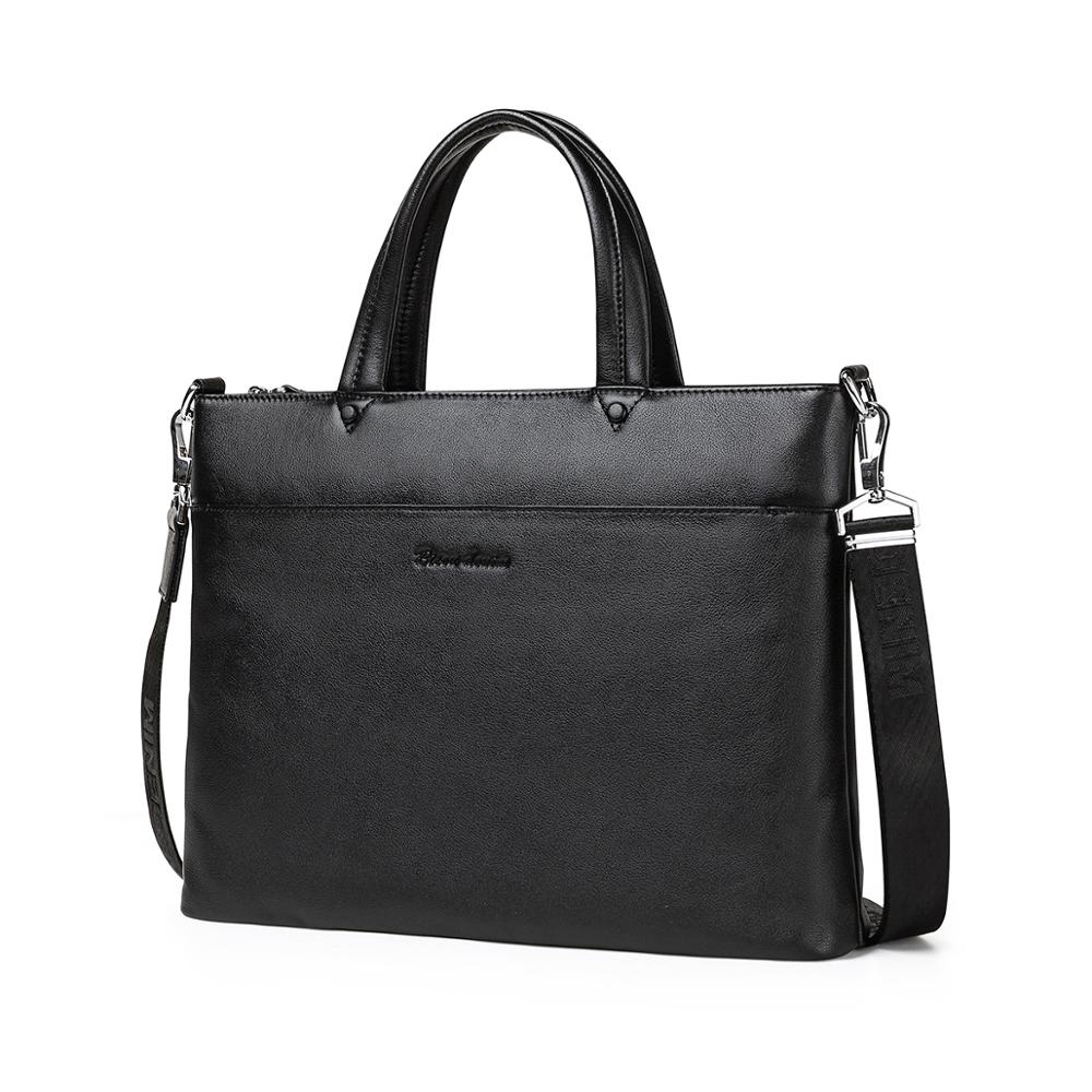 Genuine Leather Men Briefcase Bags Business laptop Handbag N2799