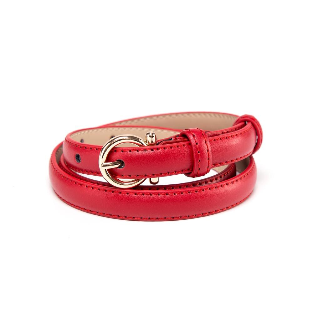 BISON DENIM Genuine Leather Pin Buckle Fashion Female Belt N60224