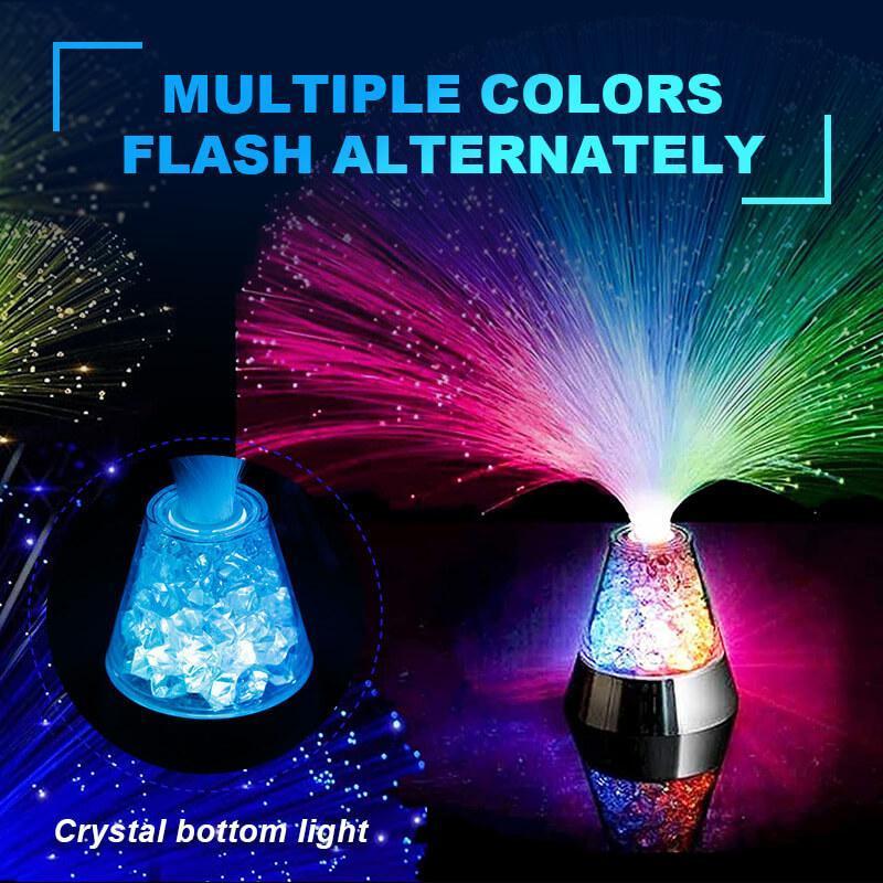 Multicolor LED Fiber Optic Atmosphere Night Light