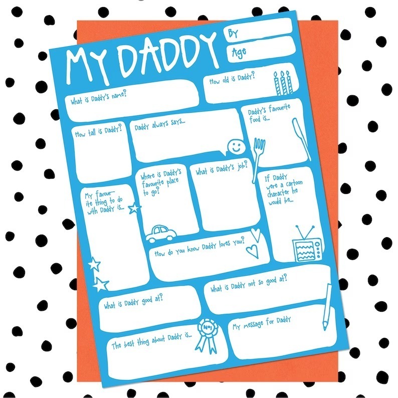❤️Daddy Father's Day / Birthday Card