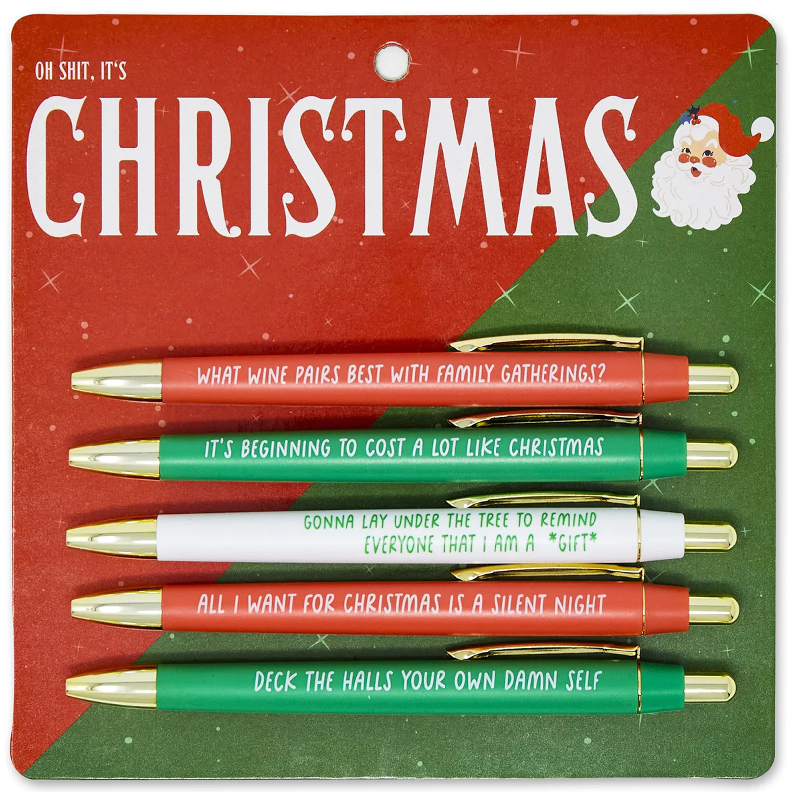 🎅Funny Christmas Pen Set(5PCS)