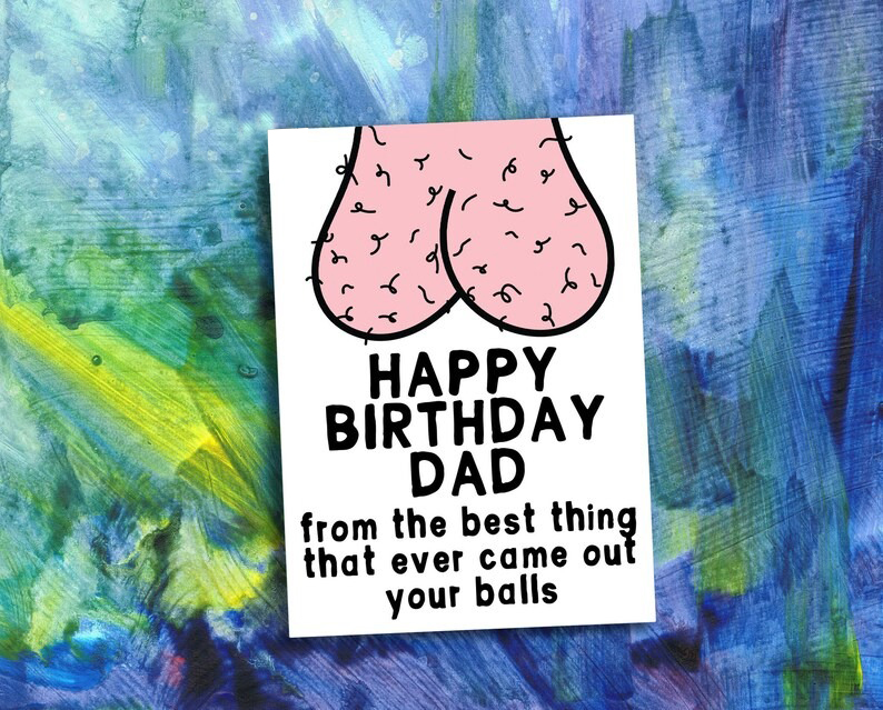 Funny Rude Birthday Card