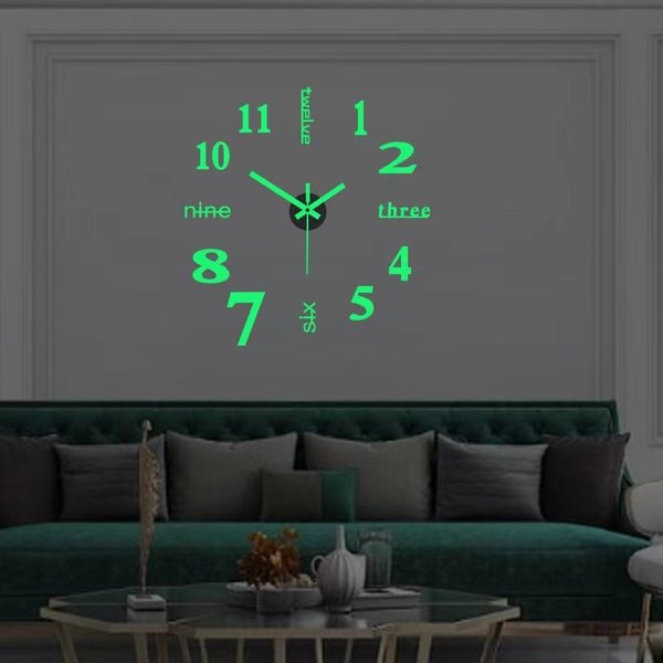 🔥Summer Hot Sale - 🔥MODERN DIY PUNCH-FREE WALL CLOCK 