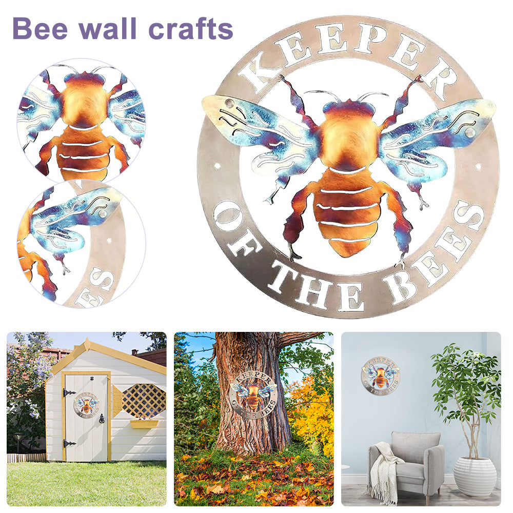 💞Keeper of the Bees Metal Art - Buy 2 Get Extra 10% OFF ＆ Free Shipping