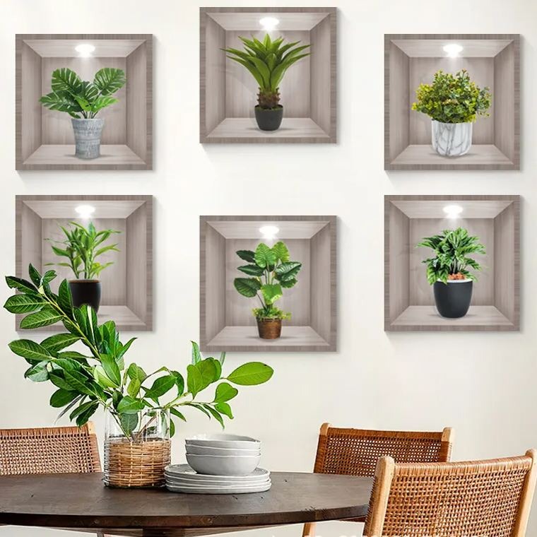 🔥Hot Sale 50% OFF-3D Flowers Vase Wall Sticker