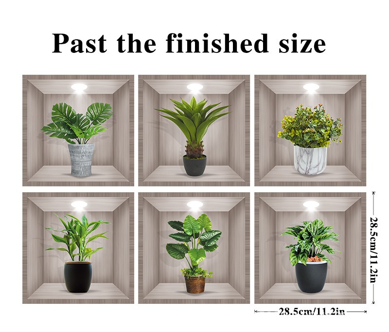 🔥Hot Sale 50% OFF-3D Flowers Vase Wall Sticker