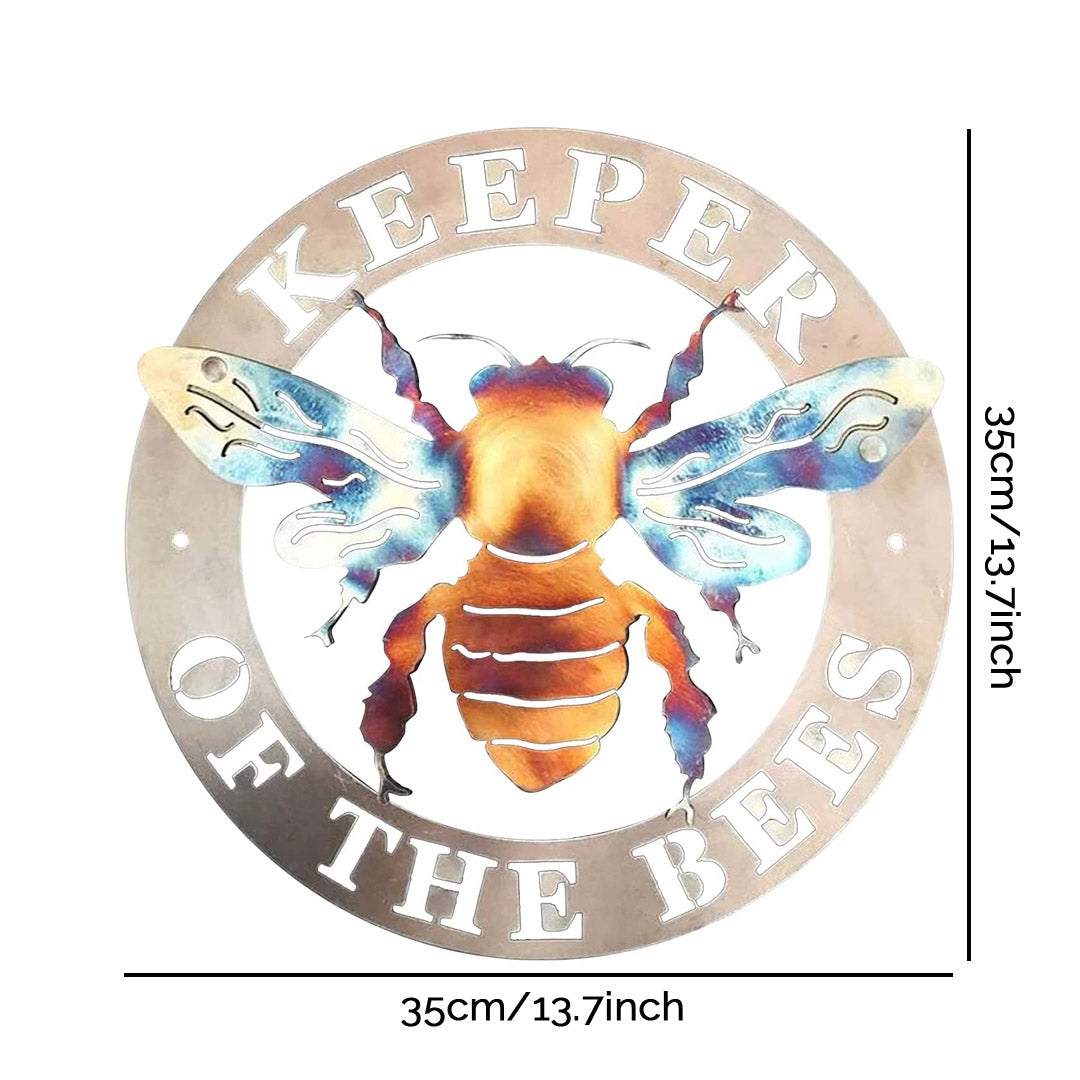 💞Keeper of the Bees Metal Art - Buy 2 Get Extra 10% OFF ＆ Free Shipping