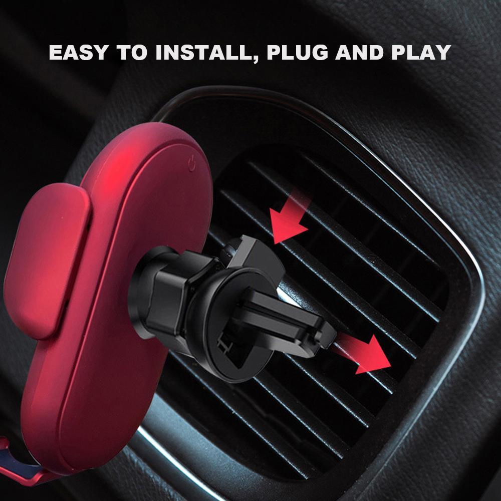 Car Wireless Auto-Sensing Charger Phone Holder