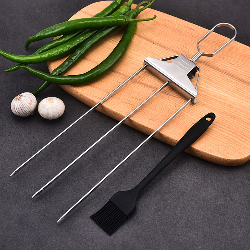 🔥 Last Day Promotion 48% OFF🔥 3 Way Grill Skewers - GrillSavant
