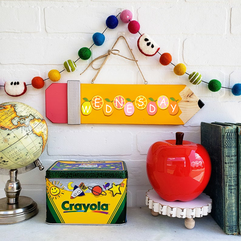 【Summer Special 40% Discount】Pencil Teacher Classroom Sign