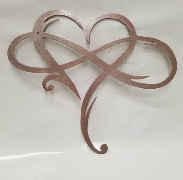 🔥Memorial Day 40% OFF- 💞Infinity heart-Steel wall decor Metal Wall art