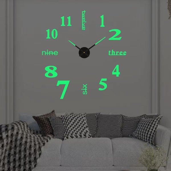 🔥Summer Hot Sale - 🔥MODERN DIY PUNCH-FREE WALL CLOCK 
