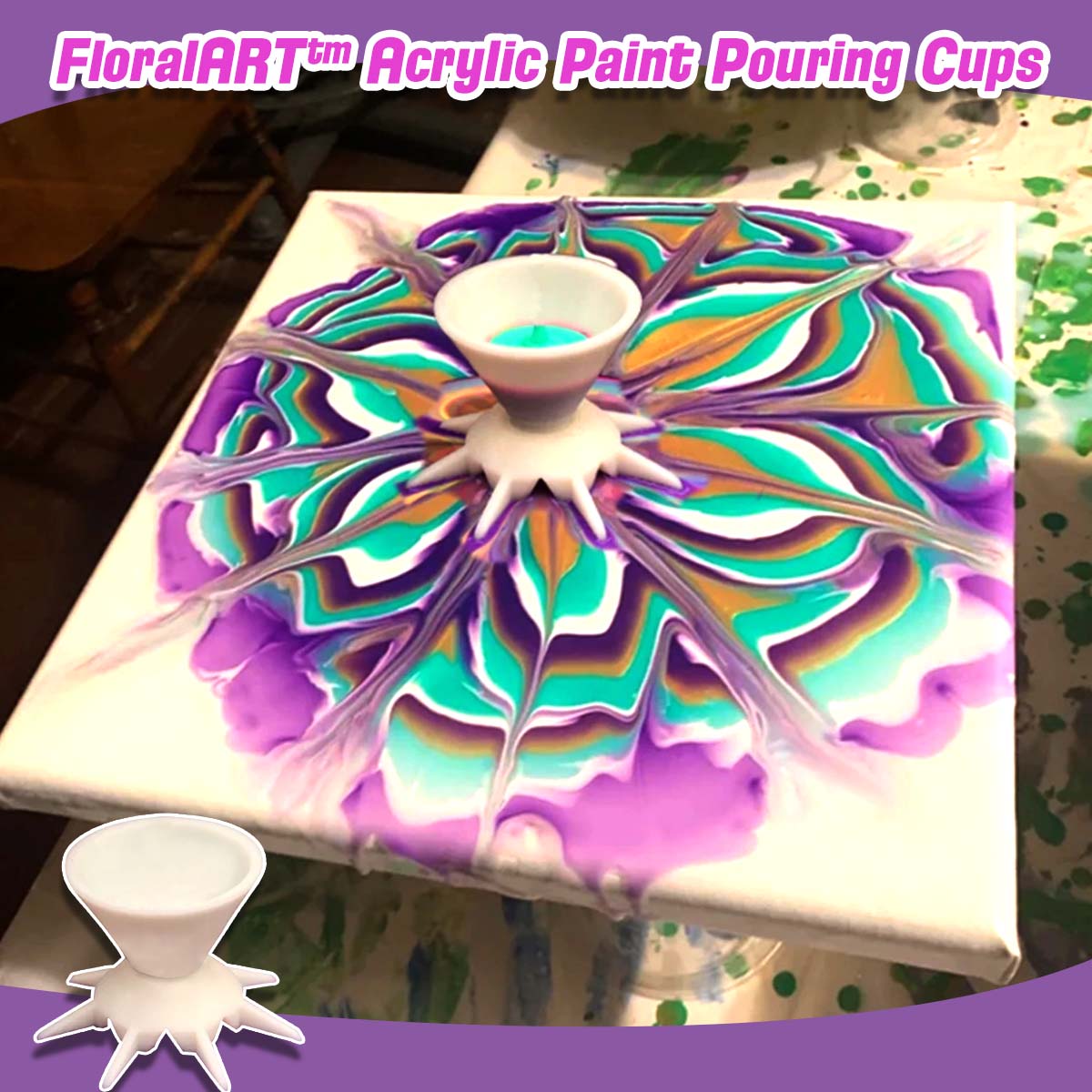 Acrylic Paint Pouring Cups