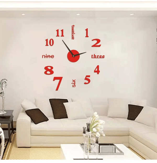 🔥Summer Hot Sale - 🔥MODERN DIY PUNCH-FREE WALL CLOCK 