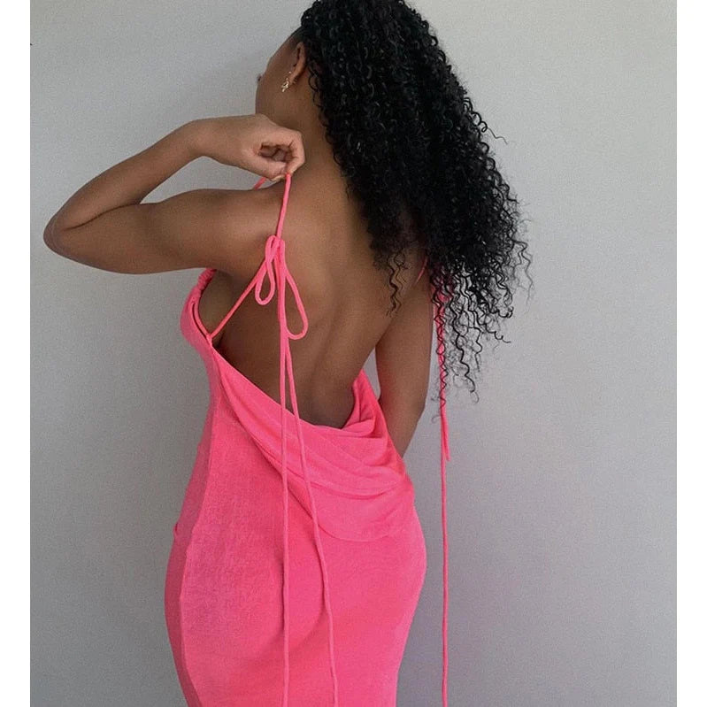 Serenity Backless Maxi Dress
