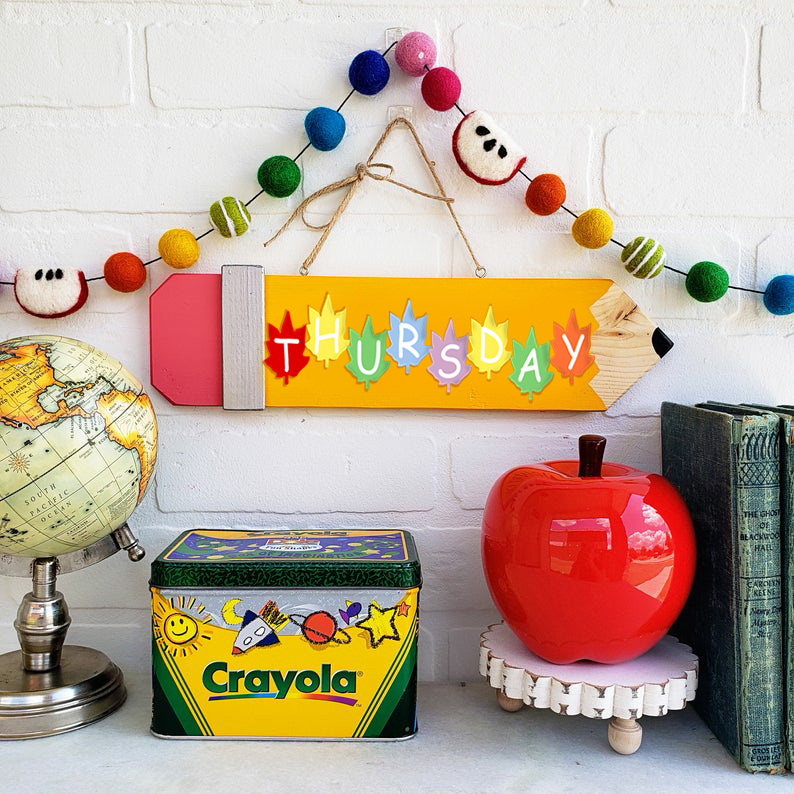 【Summer Special 40% Discount】Pencil Teacher Classroom Sign