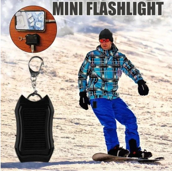 💥1200mAH Solar Power Bank Keychain