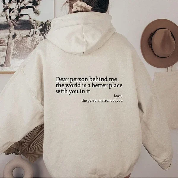 ✨Last Day 49% OFF-'Dear Person Behind Me' ✨Unisex Sweatshirt(Buy 2 Get Free Shipping)