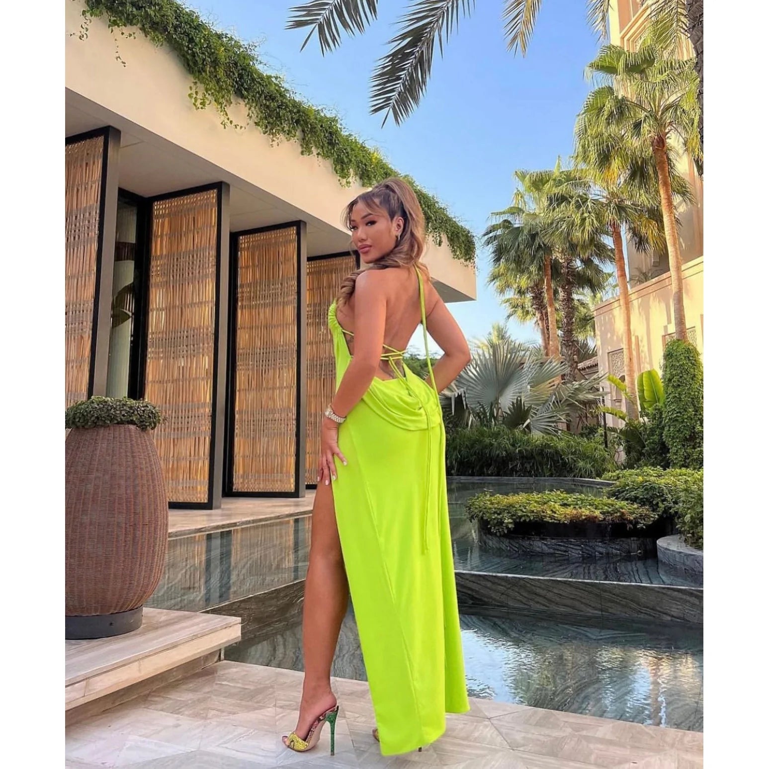 Serenity Backless Maxi Dress