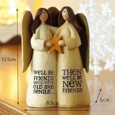 👩‍❤️‍👩Celebrating friendship gifts🎁-Hand Carving Art Sculpture