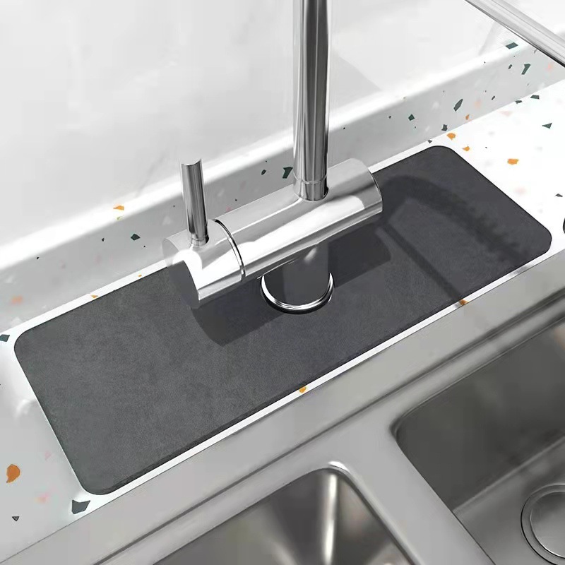 KITCHENGUARD™ Diatomite Faucet Absorbent Mat
