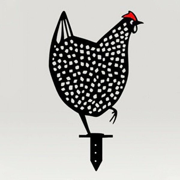 Chicken Yard Art - Metal Chicken Art