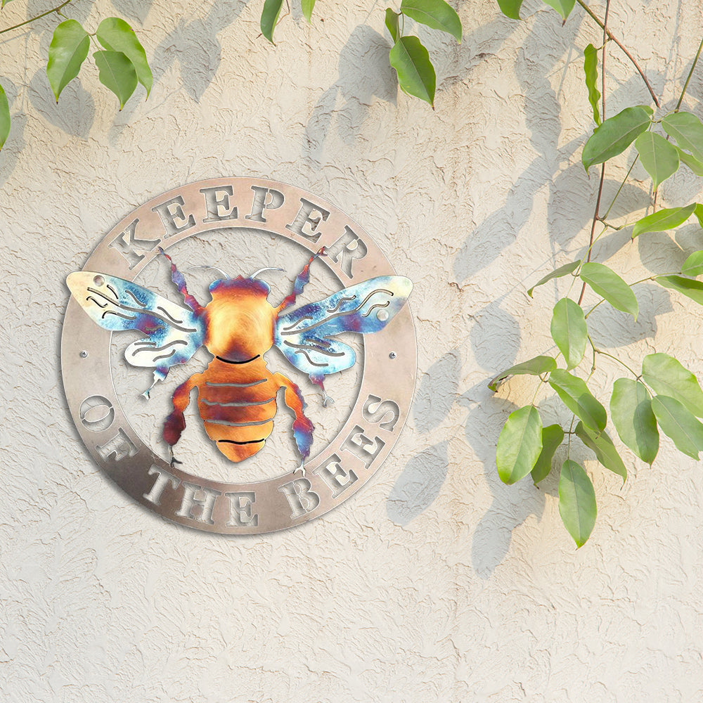 💞Keeper of the Bees Metal Art - Buy 2 Get Extra 10% OFF ＆ Free Shipping