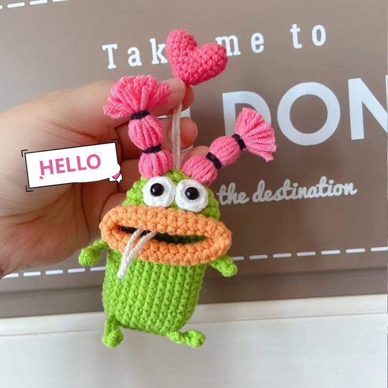 🎁Creative pull-out Hand Knitted Wool Car Key Cover-🔥Buy More Save More🔥