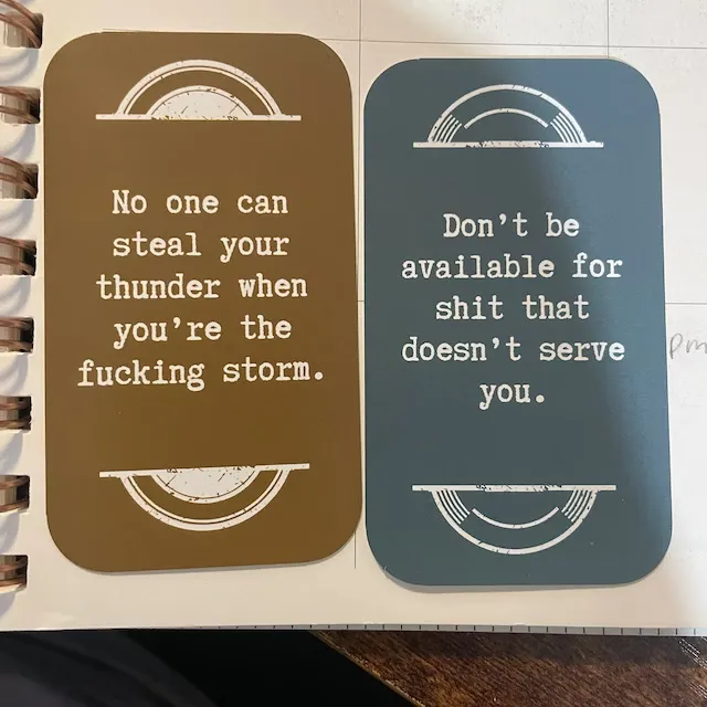 📇MINI SWEARY AFFIRMATION CARDS(18 PCS)