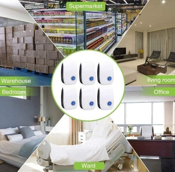 👍2023 Upgrated Pest Control Ultrasonic Repellent