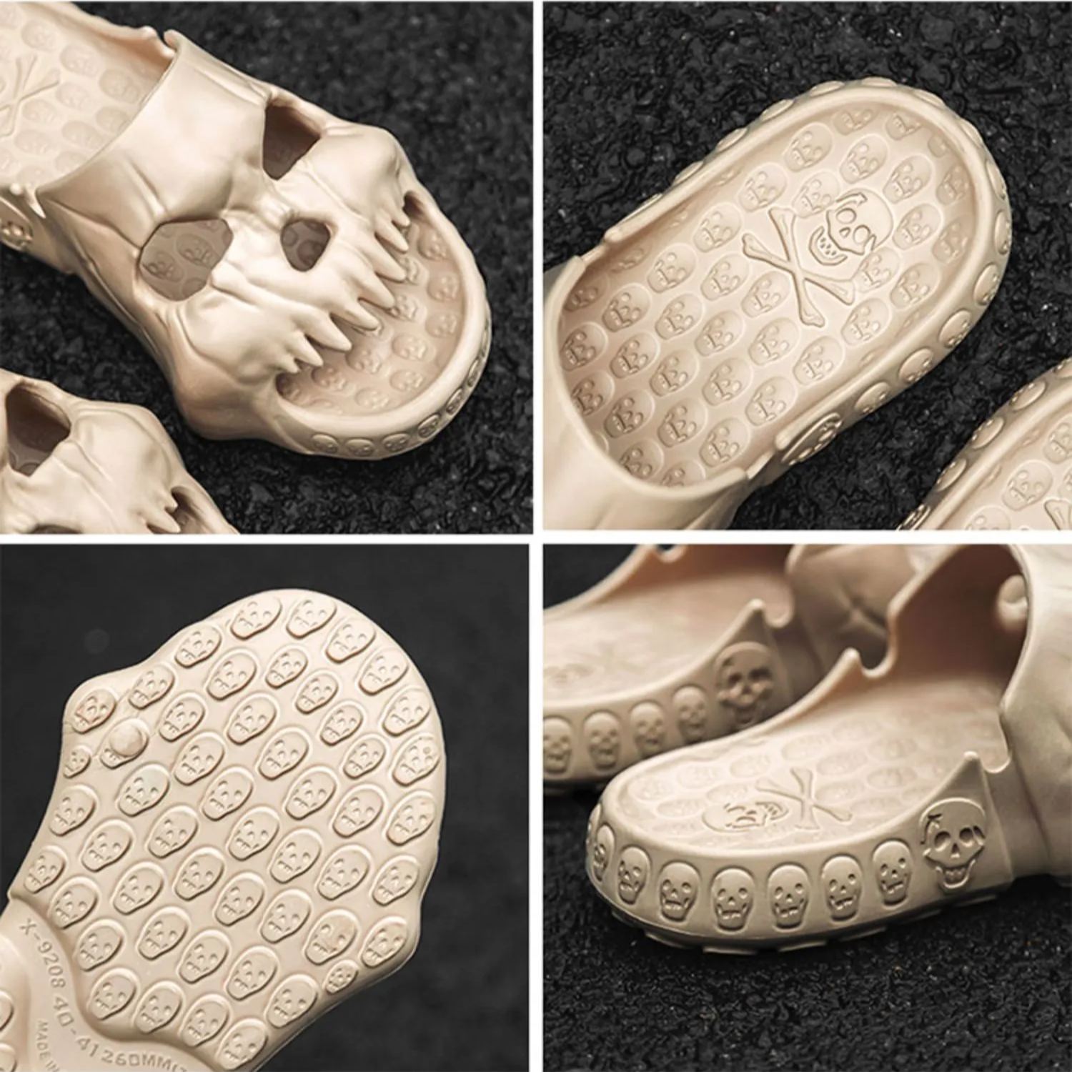 💥Hot Sale💥 💀2023 New Skull Design Single Band Slides