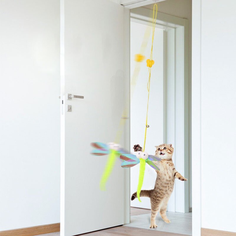 Adjustable Hanging Bugs Self-Entertainment Cat Toys