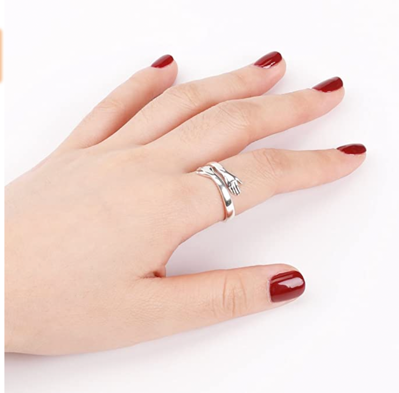HUG RING - 925 STERLING SILVER