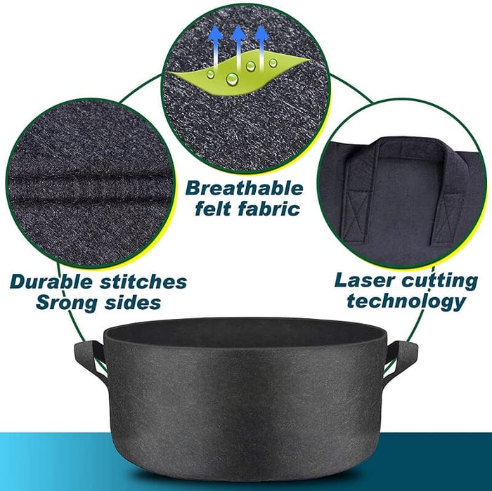 Breathable Large Garden Planting Bed