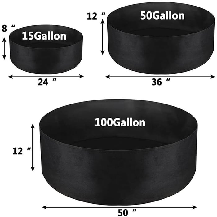 Breathable Large Garden Planting Bed