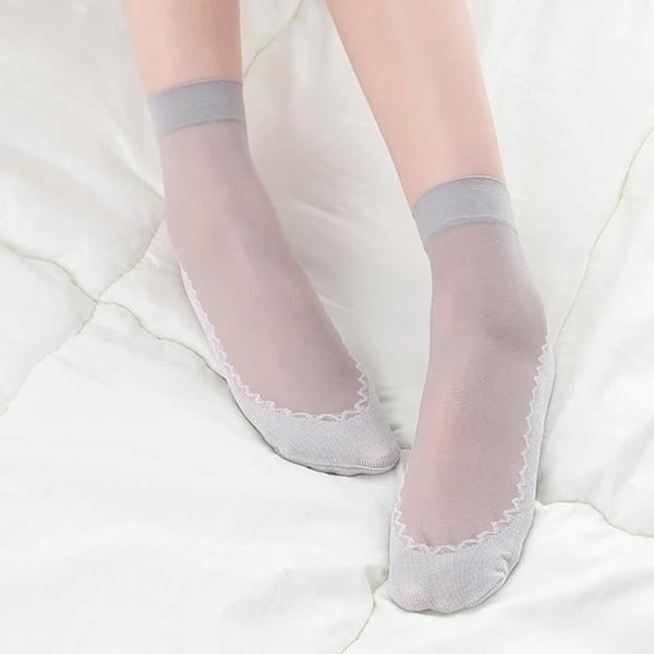 🔥Hot Sale 49% OFF🔥 Silky Anti-Slip Cotton Socks（5 pairs/set）