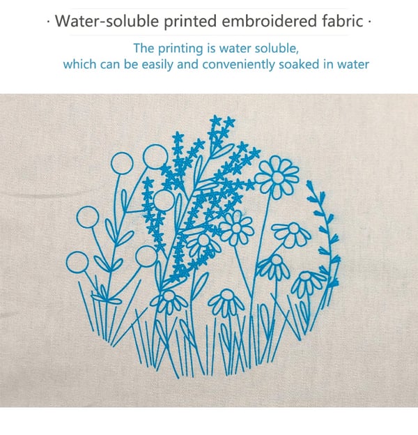 🎁Perfect Gift🌷Embroidery Hoop Flower Kit for Beginner