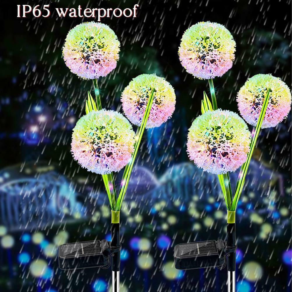 Solar Dandelion Garden Lights - IP65 Waterproof