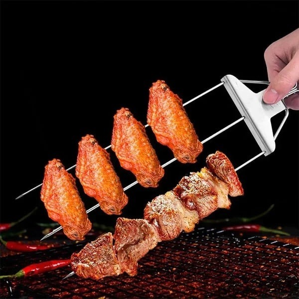 🔥 Last Day Promotion 48% OFF🔥 3 Way Grill Skewers - GrillSavant