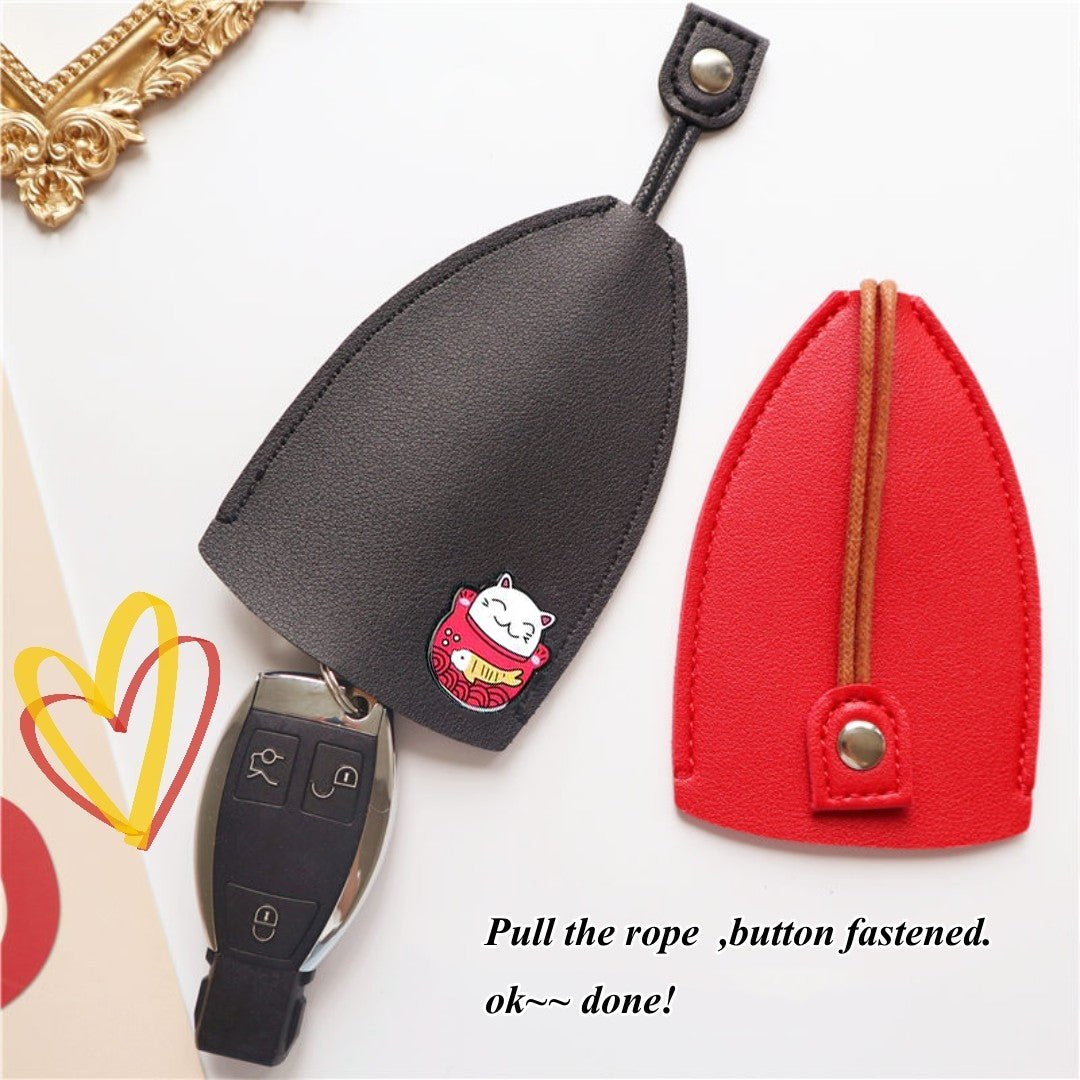 Leather Car Key Case Cover